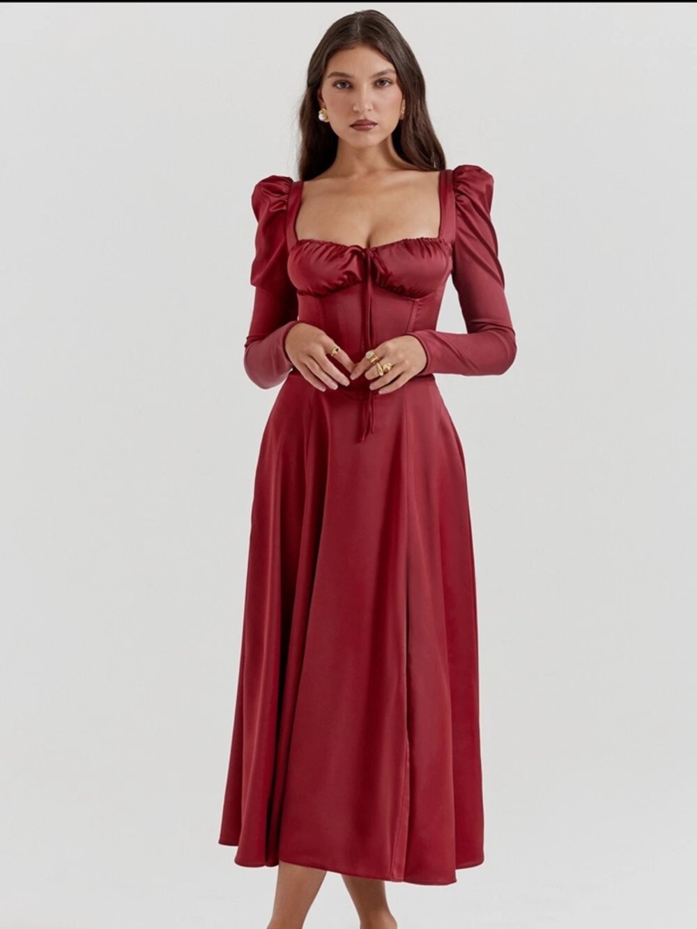 House of CB Sebille Ruby Corset Dress Size M